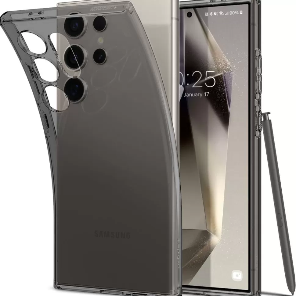 Spigen Galaxy S24 Ultra*Etui Liquid Crystal Samsung Galaxy S24 Ultra Space Crystal Case Szary