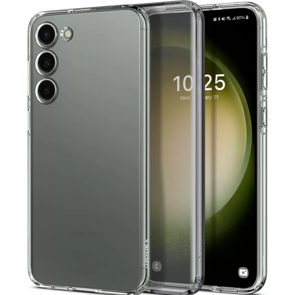 Spigen Galaxy S23*Etui Liquid Crystal Samsung S23 Crystal Clear Case Przezroczysty