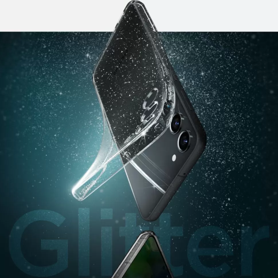 Spigen Galaxy S23*Etui Liquid Crystal Samsung S23 Glitter Crystal Case Brokat