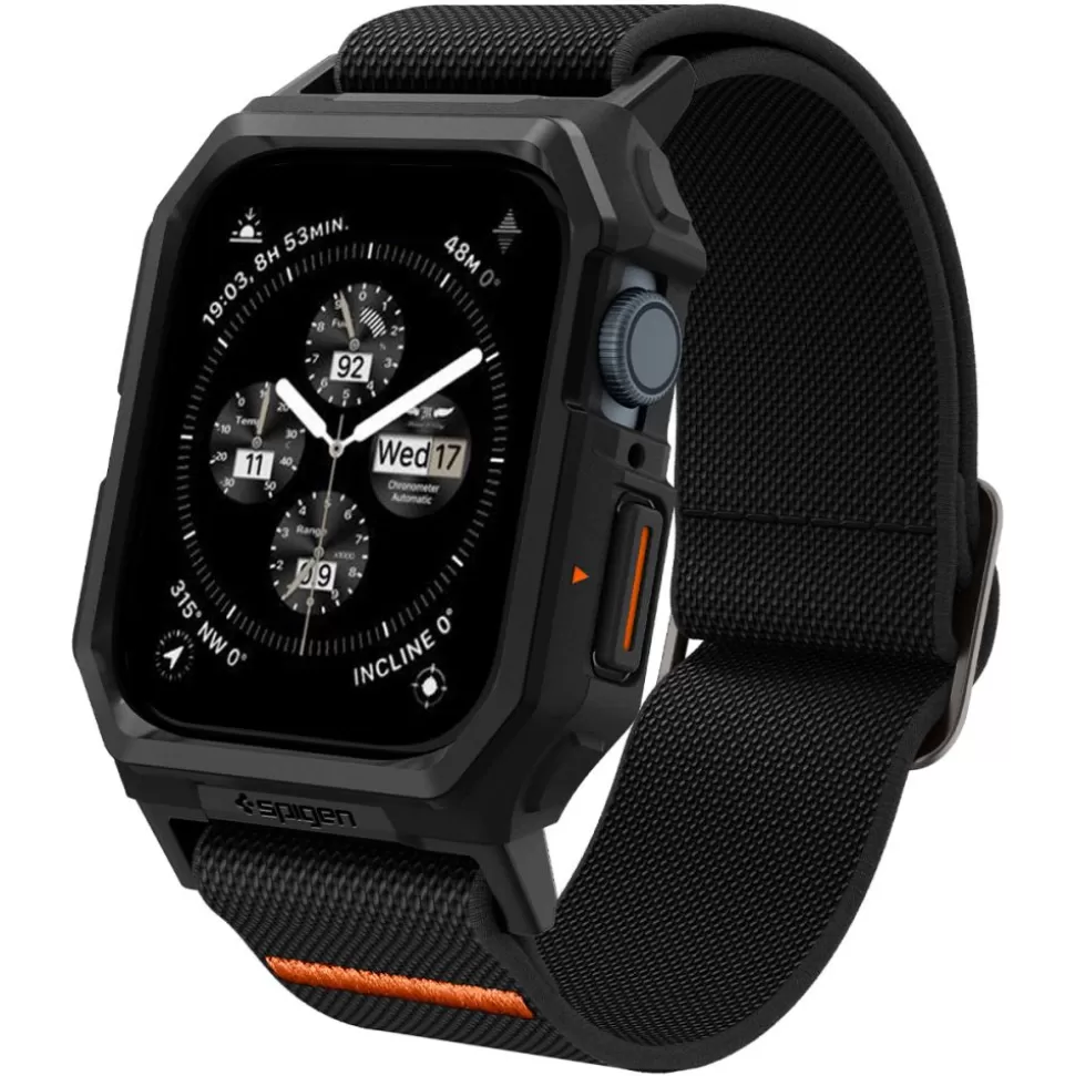 Spigen Apple Watch 4 44Mm | Apple Watch 5 44Mm*Etui LITE FIT ”PRO” APPLE WATCH 4 / 5 / 6 / 7 / 8 / 9 / SE (44 / 45 MM) MATTE BLACK