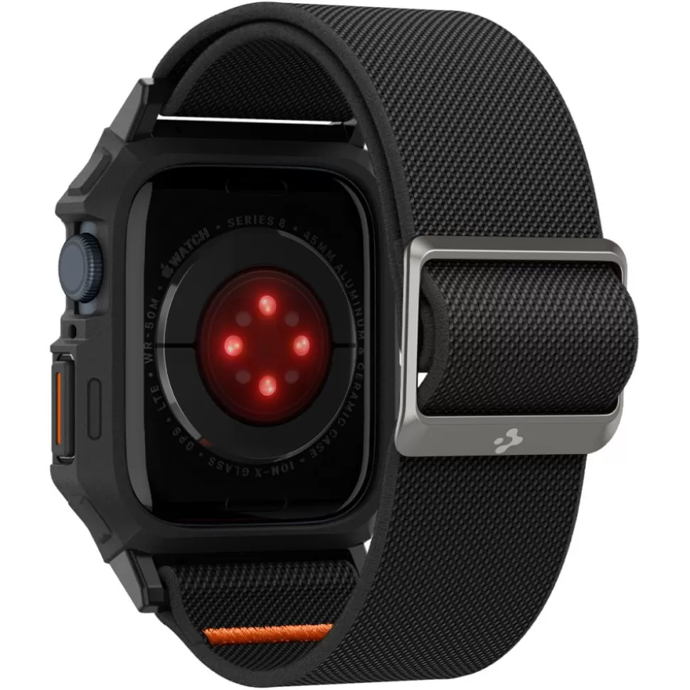 Spigen Apple Watch 4 44Mm | Apple Watch 5 44Mm*Etui LITE FIT ”PRO” APPLE WATCH 4 / 5 / 6 / 7 / 8 / 9 / SE (44 / 45 MM) MATTE BLACK