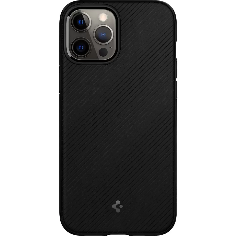 Spigen Iphone 12 | Iphone 12 Pro*Etui Mag Armor iPhone 12 12 Pro Matte Black Czarne Case