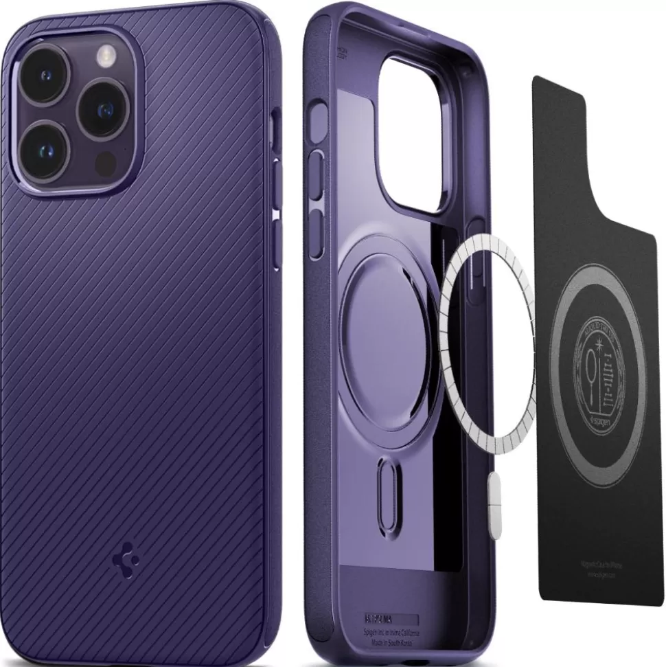 Spigen Iphone 14 Pro Max*Etui Mag Armor iPhone 14 Pro Max Deep Purplecase Fioletowy