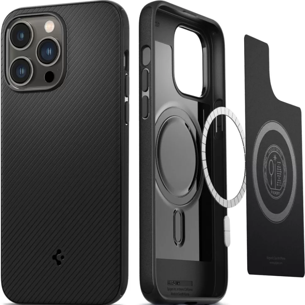 Spigen Iphone 14 Pro Max*Etui Mag Armor iPhone 14 Pro Max Matte Black Czarny / Matowy