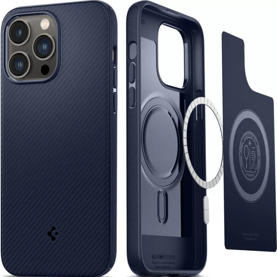 Spigen Iphone 14 Pro Max*Etui Mag Armor iPhone 14 Pro Max Navy Blue Niebieski