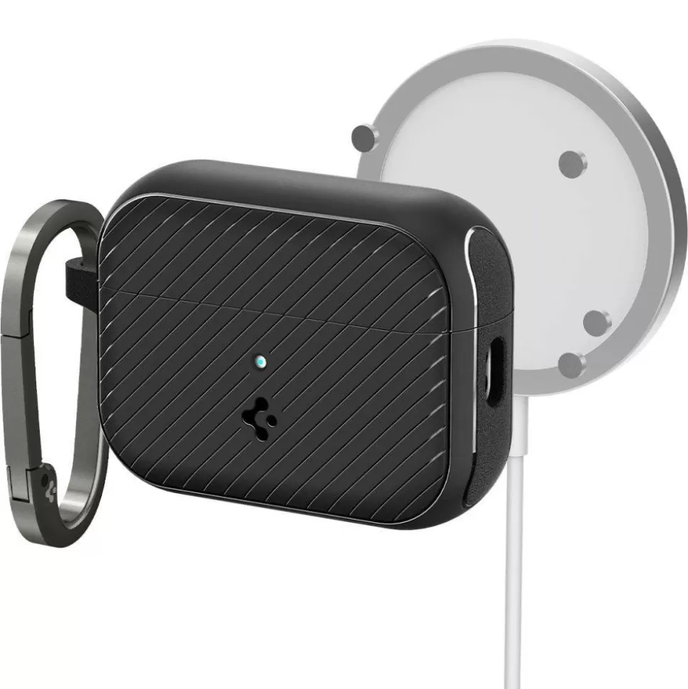 Spigen Airpods Pro*Etui Mag Armor Magsafe Apple Airpods Pro 1 / 2 Matte Black Case