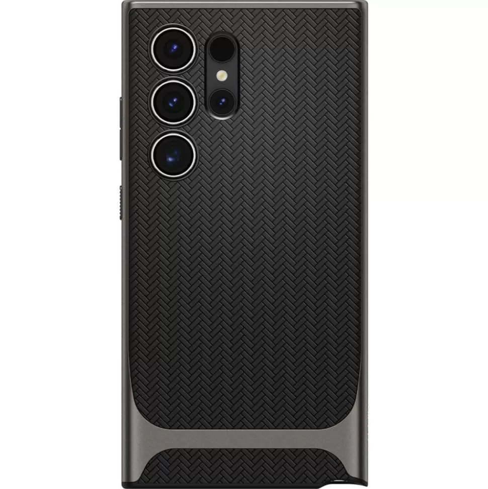 Spigen Galaxy S24 Ultra*Etui Neo Hybrid Samsung Galaxy S24 Ultra Gunmetal Case Szary