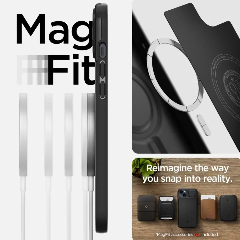 Spigen Iphone 14 Plus | Iphone 14 Plus*Etui Optik Armor Mag Magsafe iPhone 14 Plus Black
