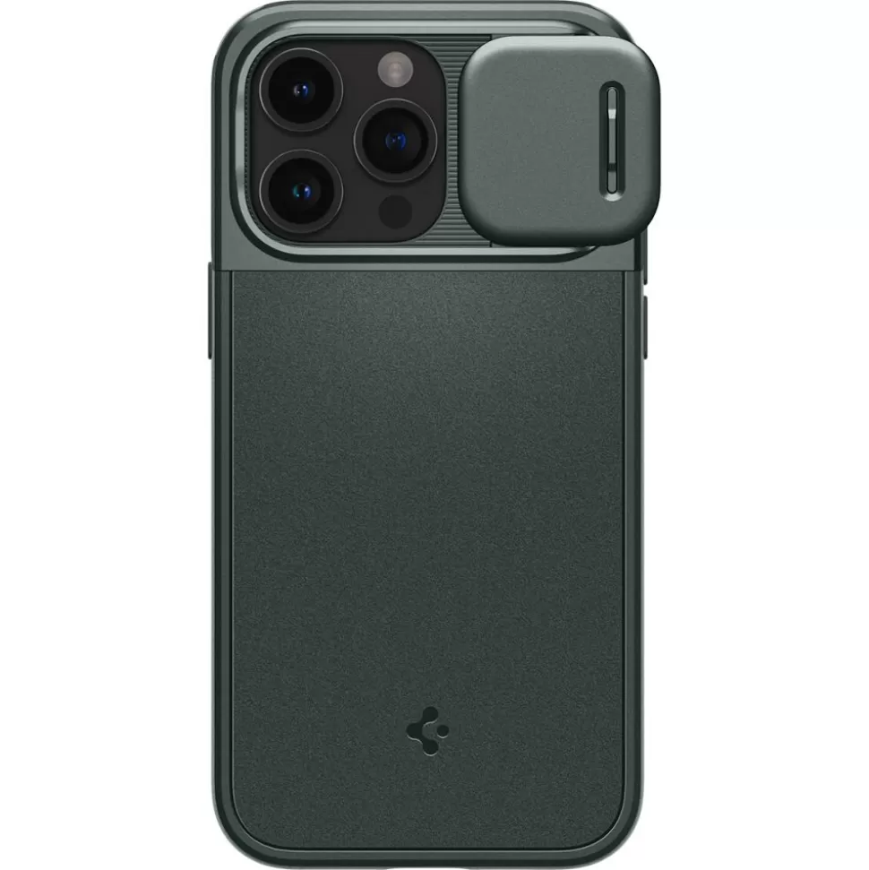 Spigen Iphone 15 Pro | Iphone 15 Pro*Etui Optik Armor Mag Magsafe iPhone 15 Pro Abyss Green Case