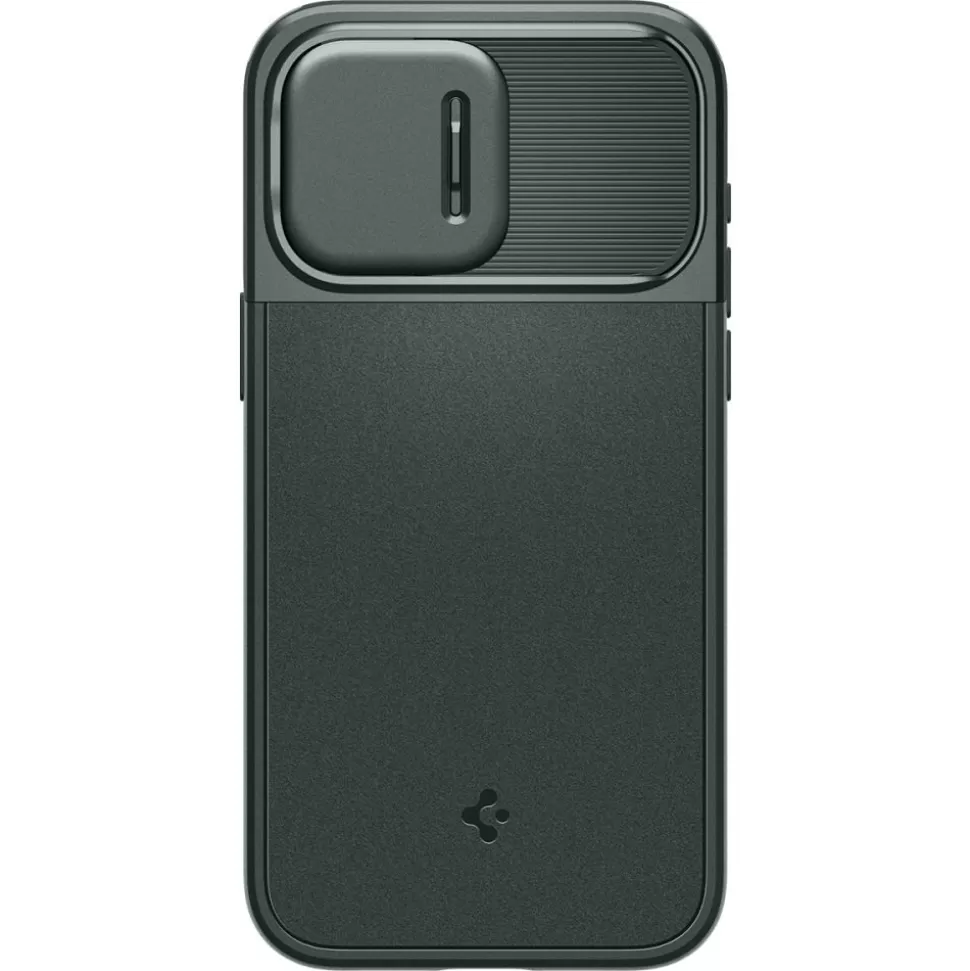 Spigen Iphone 15 Pro | Iphone 15 Pro*Etui Optik Armor Mag Magsafe iPhone 15 Pro Abyss Green Case