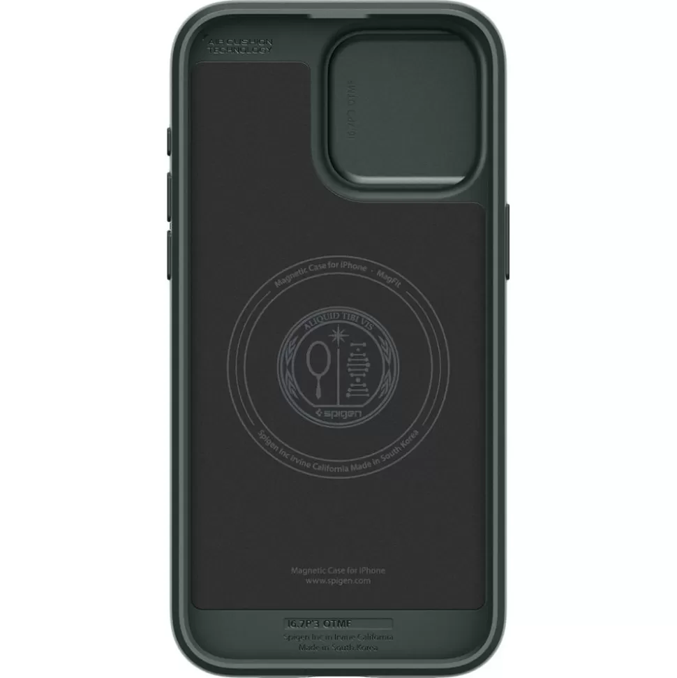 Spigen Iphone 15 Pro | Iphone 15 Pro*Etui Optik Armor Mag Magsafe iPhone 15 Pro Abyss Green Case