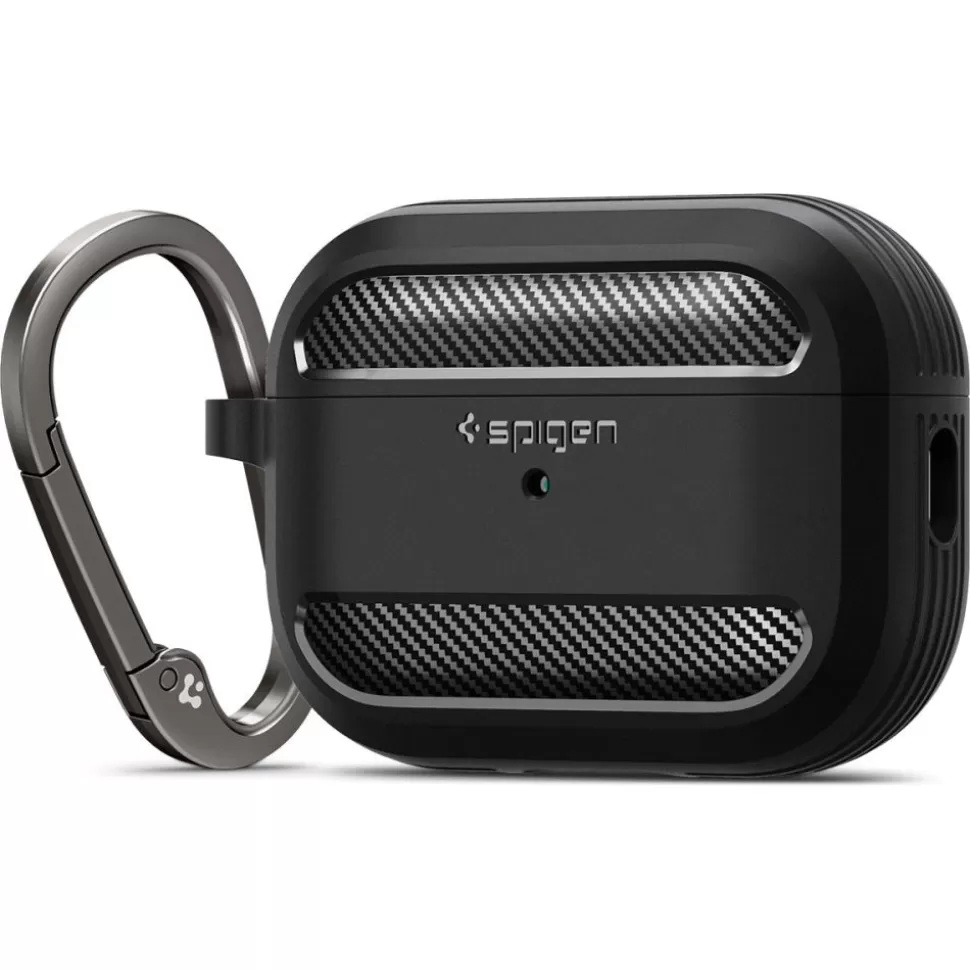 Spigen Airpods Pro*Etui Rugged Armor Apple Airpods Pro 1 / 2 Matte Black Case