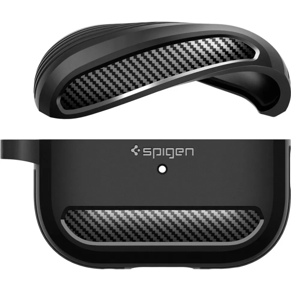 Spigen Airpods Pro*Etui Rugged Armor Apple Airpods Pro 1 / 2 Matte Black Case