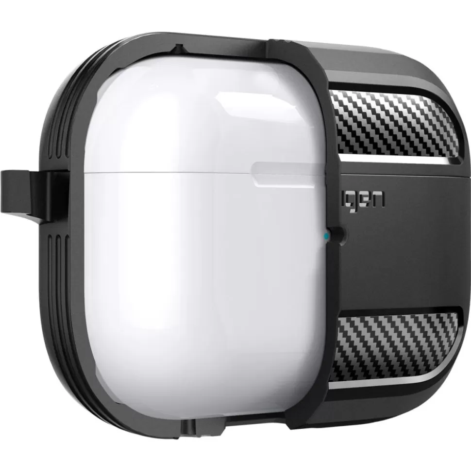 Spigen Airpods Pro*Etui Rugged Armor Apple Airpods Pro 1 / 2 Matte Black Case