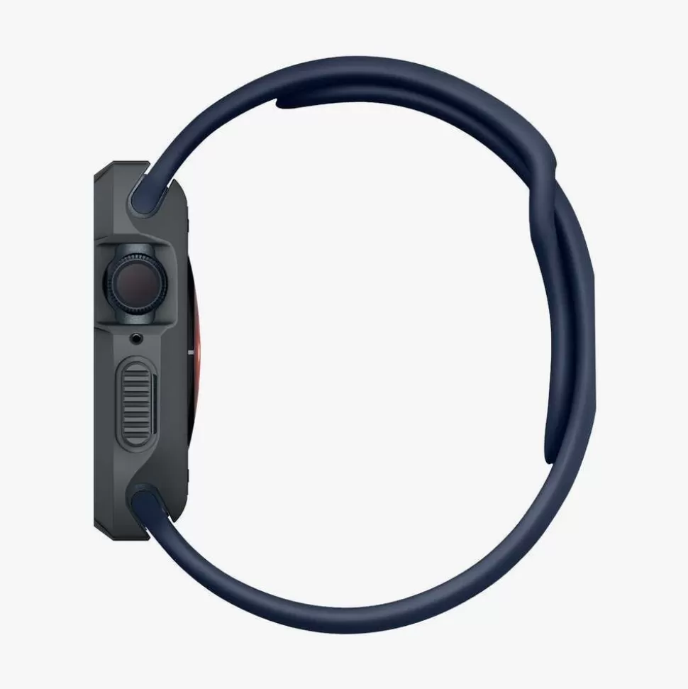 Spigen Apple Watch 4 44Mm | Apple Watch 5 44Mm*Etui Rugged Armor Apple Watch 4 / 5 / 6 / 7 / 8 / 9 / Se (44 / 45 Mm) Dark Grey