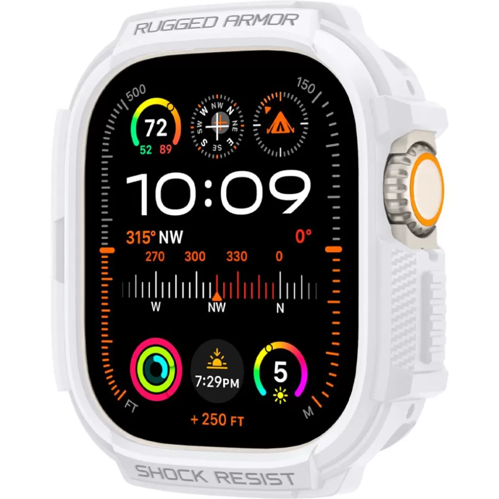 Spigen Apple Watch Ultra 49Mm | Apple Watch Ultra 2 49Mm*Etui Rugged Armor Apple Watch Ultra 1 / 2 (49 Mm) White Case