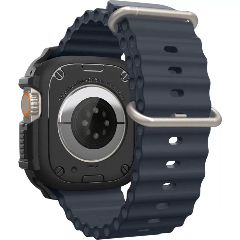 Spigen Apple Watch Ultra 49Mm | Apple Watch Ultra 2 49Mm*Etui Rugged Armor Apple Watch Ultra 49mm Ultra 2 Czarne