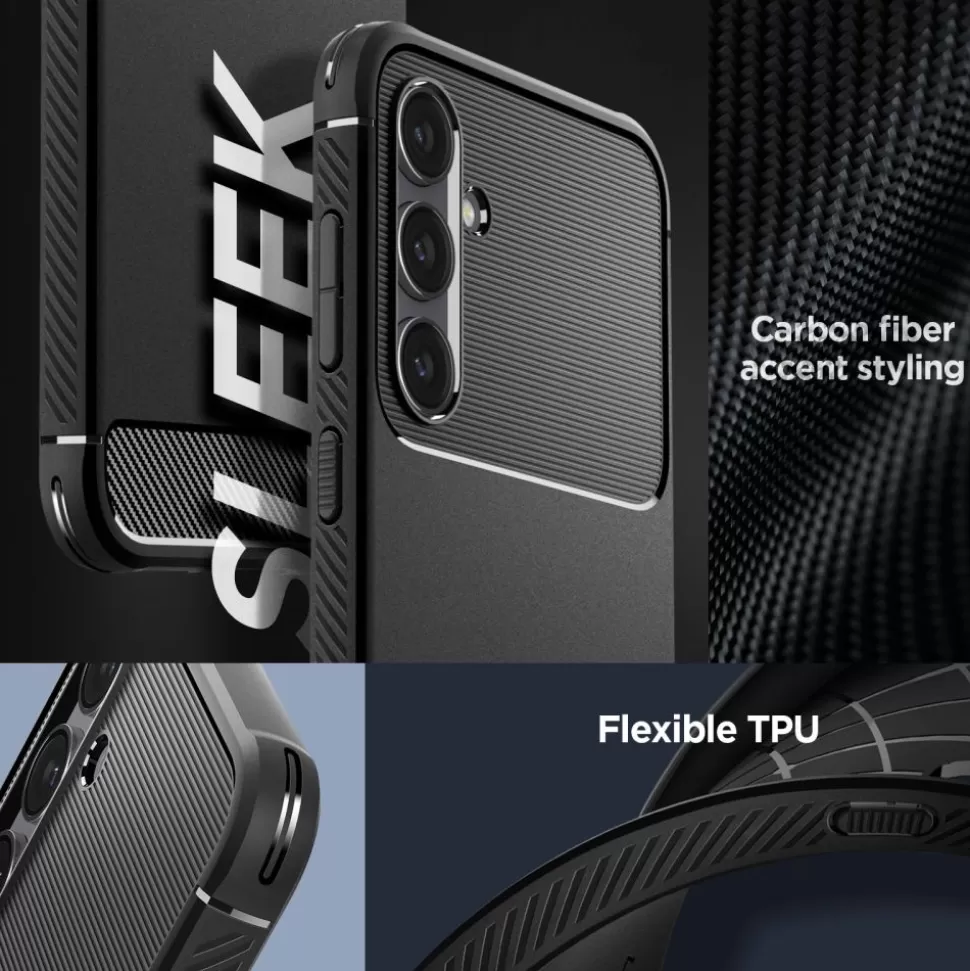 Spigen Galaxy S23 Fe*Etui Rugged Armor Galaxy S23 FE Matte Black Case