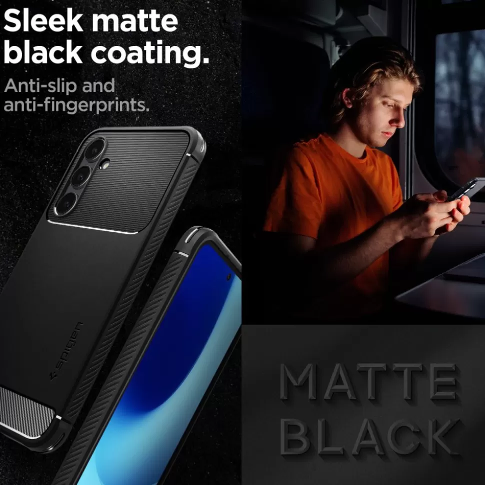 Spigen Galaxy S23 Fe*Etui Rugged Armor Galaxy S23 FE Matte Black Case