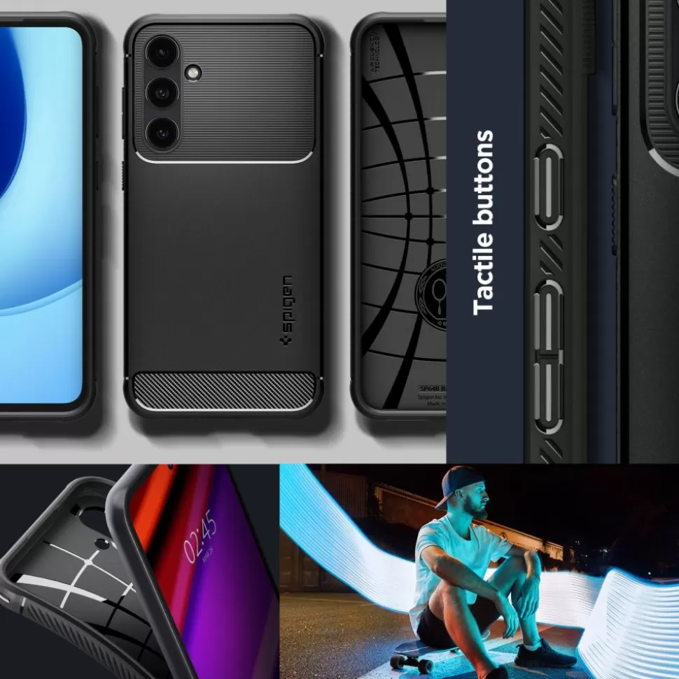 Spigen Galaxy S23 Fe*Etui Rugged Armor Galaxy S23 FE Matte Black Case