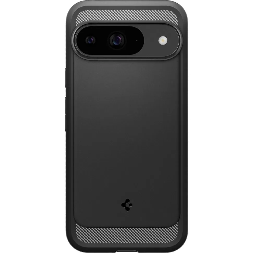 Spigen Pixel 9 | Pixel 9 Pro*Etui RUGGED ARMOR GOOGLE PIXEL 9 / 9 PRO MATTE BLACK Czarny