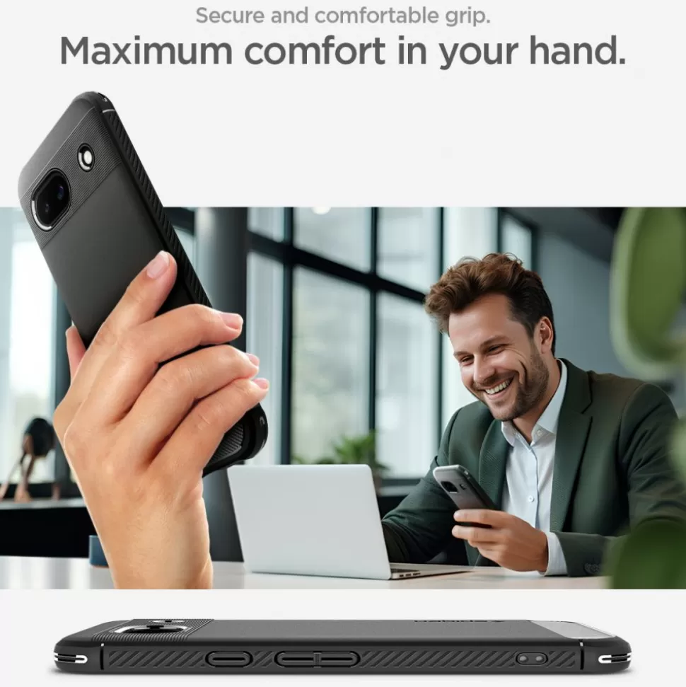 Spigen Pixel 8A*Etui Rugged Armor Google Pixel 8a Matte Black