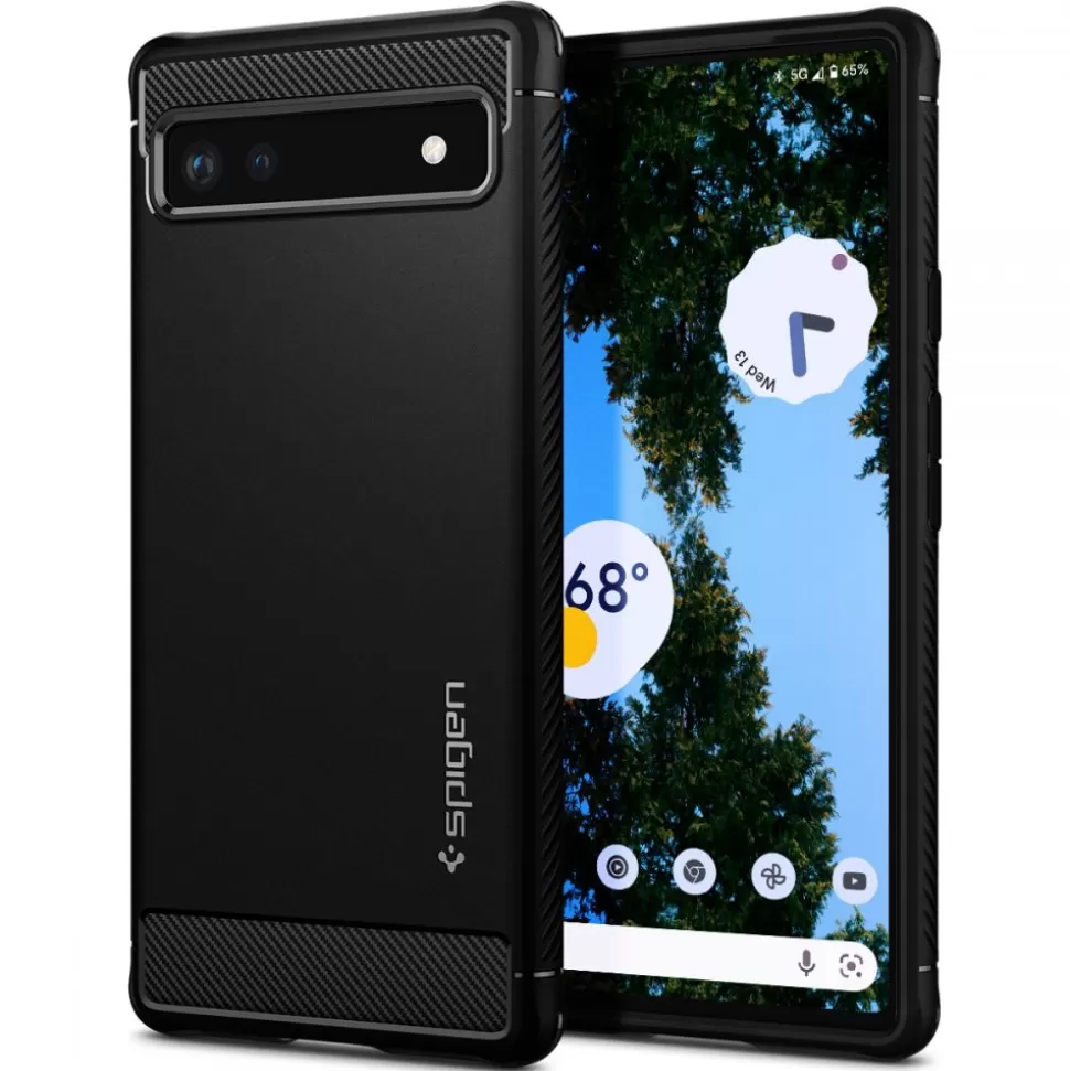 Spigen Pixel 6A*Etui Rugged Armor Google Pixel 6a Matte ETUI BLACK