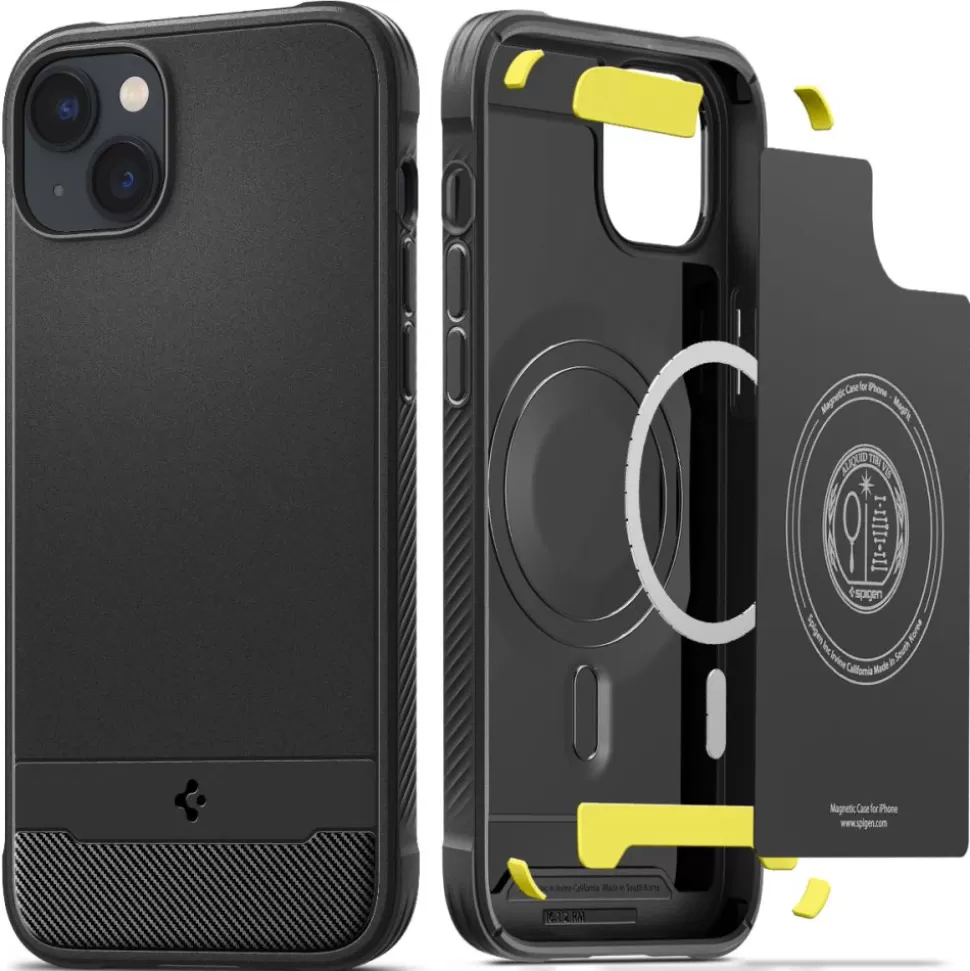 Spigen Iphone 14 | Iphone 14*Etui Rugged Armor Mag Magsafe iPhone 14 Matte Black Czarny Case