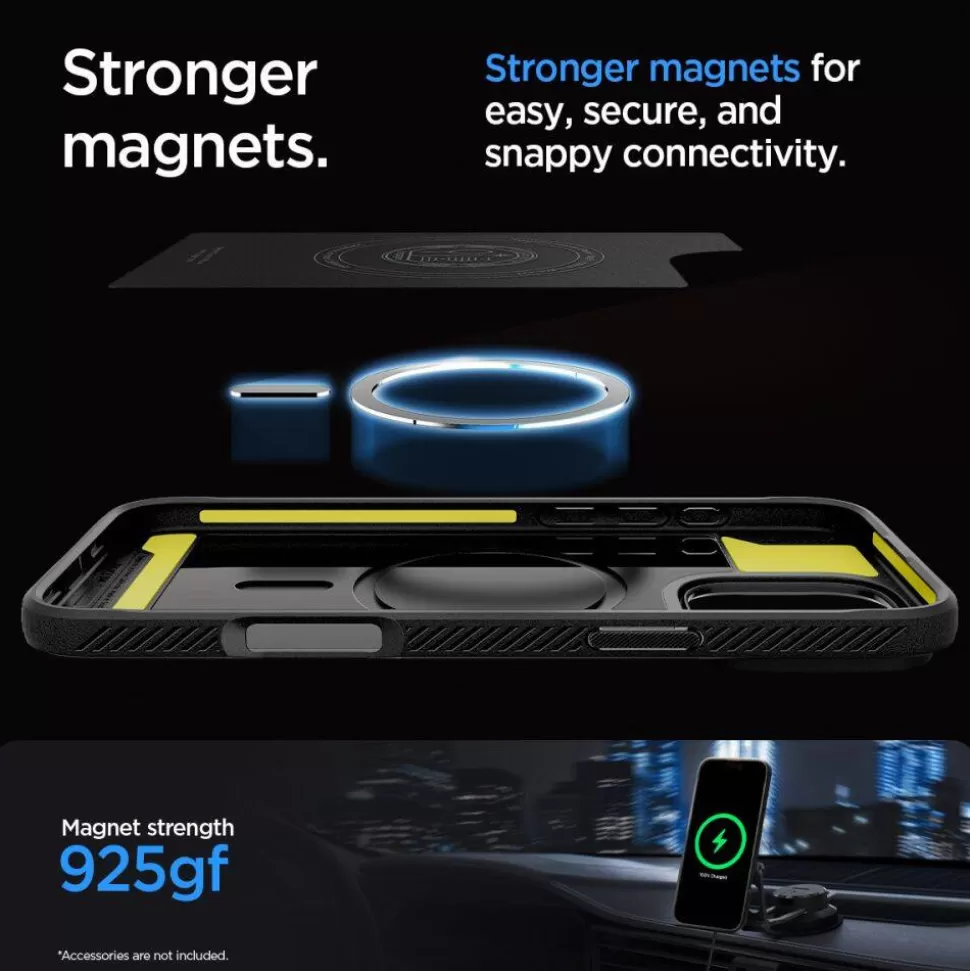 Spigen Iphone 16 Pro | Iphone 16 Pro*ETUI RUGGED ARMOR MAG MAGSAFE IPHONE 16 PRO GREY