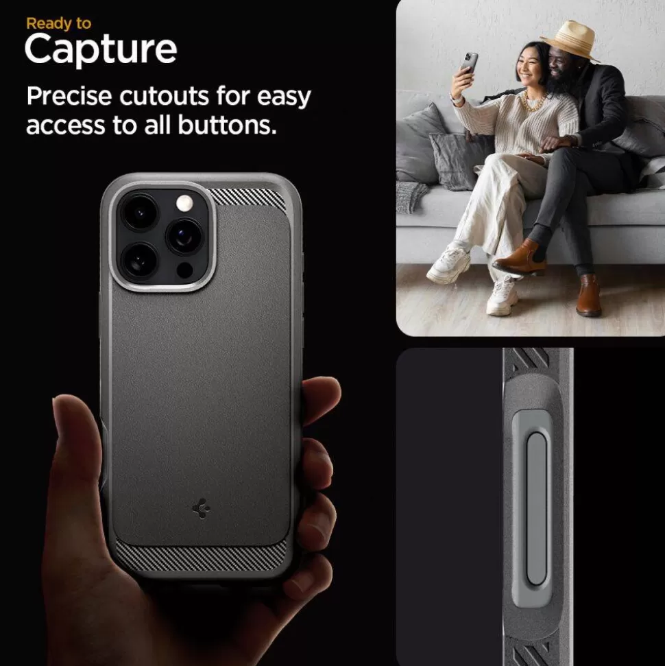 Spigen Iphone 16 Pro | Iphone 16 Pro*ETUI RUGGED ARMOR MAG MAGSAFE IPHONE 16 PRO GREY