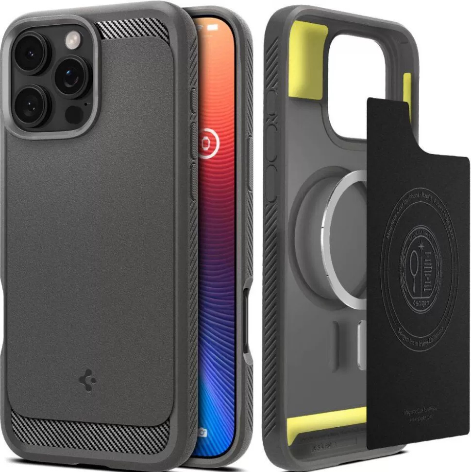 Spigen Iphone 16 Pro Max | Iphone 16 Pro Max*ETUI RUGGED ARMOR MAG MAGSAFE IPHONE 16 PRO MAX GREY