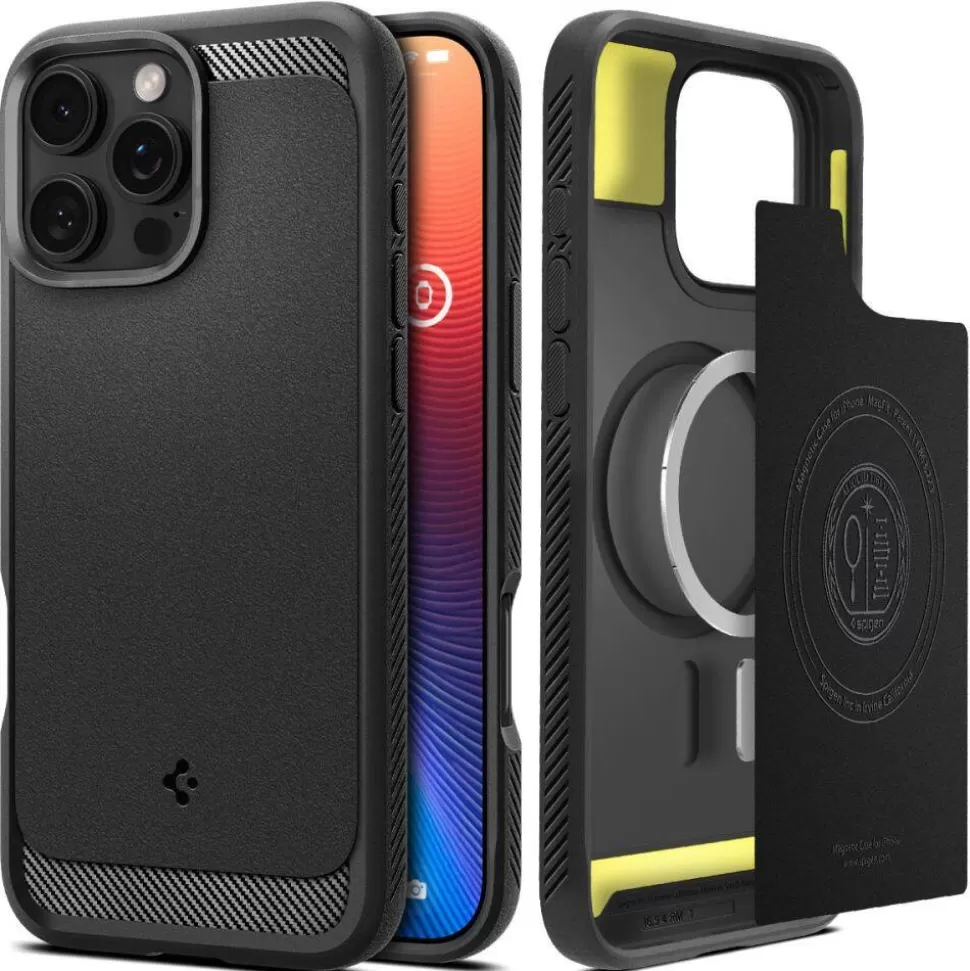Spigen Iphone 16 Pro Max | Iphone 16 Pro Max*ETUI RUGGED ARMOR MAG MAGSAFE IPHONE 16 PRO MAX MATTE BLACK