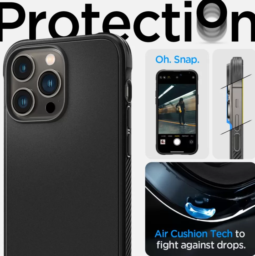 Spigen Iphone 14 Pro Max | Iphone 14 Pro Max*Etui Rugged Armor Mag Magsafe iPhone 14 Pro Max Matte Black Czarny Case