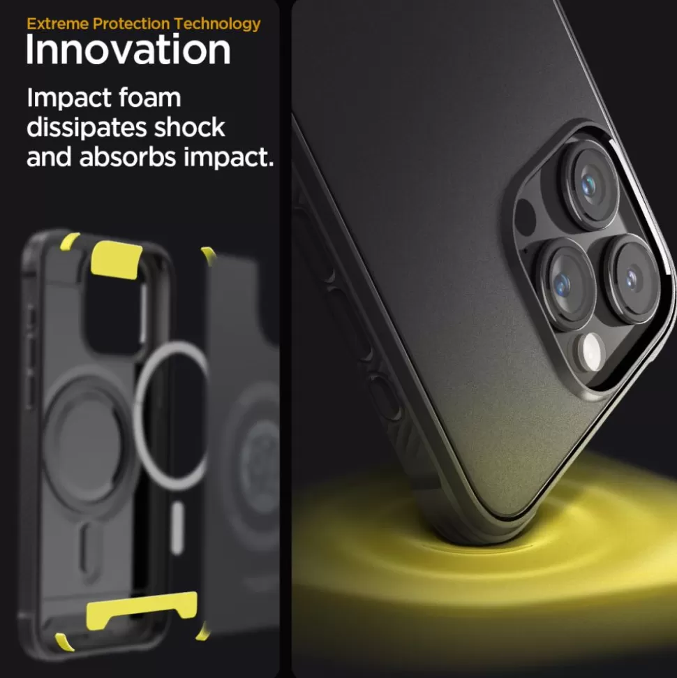 Spigen Iphone 15 Pro Max | Iphone 15 Pro Max*Etui Rugged Armor Mag Magsafe iPhone 15 Pro Max Matte Black Czarny Case