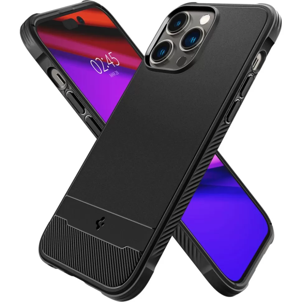 Spigen Iphone 14 Pro Max | Iphone 14 Pro Max*Etui Rugged Armor Mag Magsafe iPhone 14 Pro Max Matte Black Czarny Case