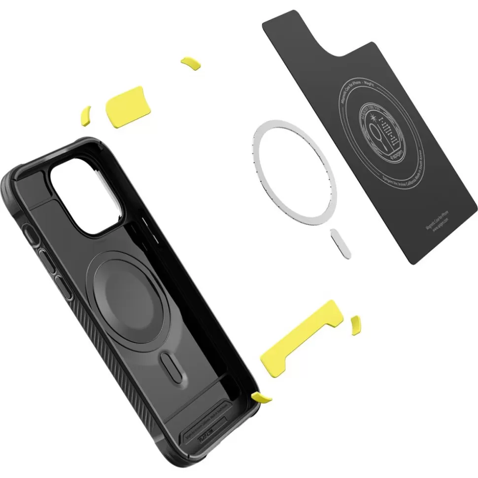 Spigen Iphone 14 Pro Max | Iphone 14 Pro Max*Etui Rugged Armor Mag Magsafe iPhone 14 Pro Max Matte Black Czarny Case