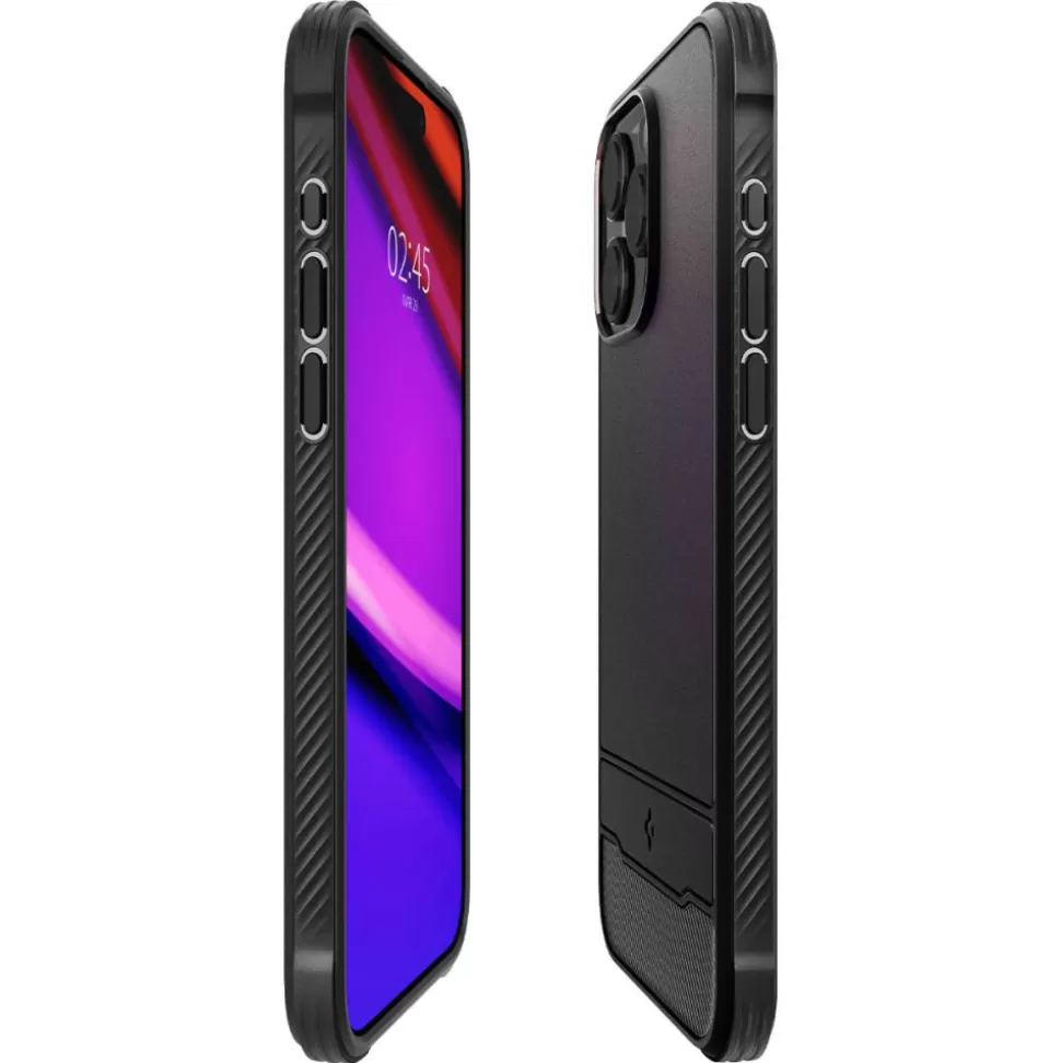 Spigen Iphone 15 Pro Max | Iphone 15 Pro Max*Etui Rugged Armor Mag Magsafe iPhone 15 Pro Max Matte Black Czarny Case