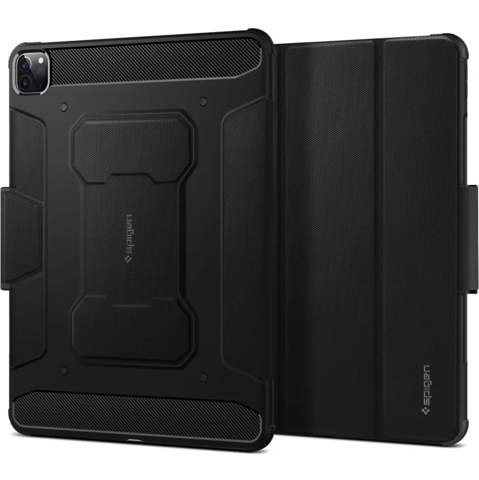 Spigen Ipad Pro 4 12.9 2020 | Ipad Pro 5 12.9 2021*Etui Rugged Armor Pro iPad Pro 4/5/6 12.9 2020/2021/2022 Black Case