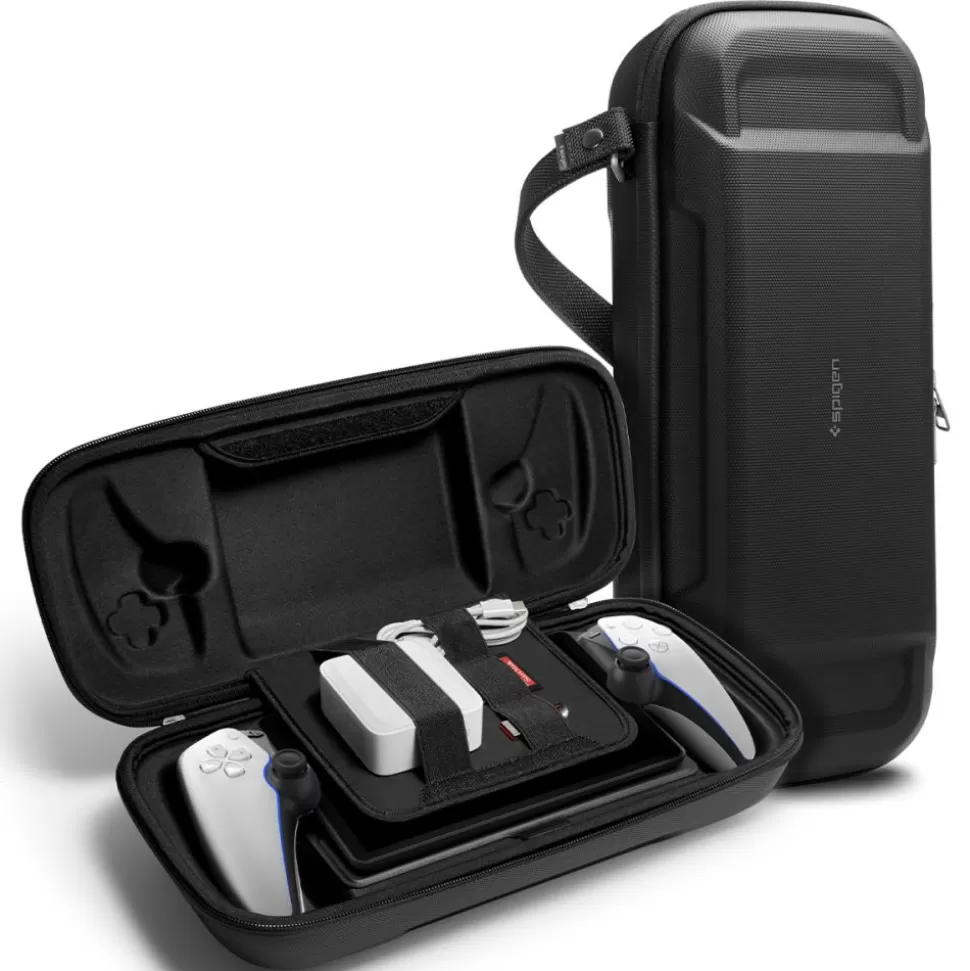 Spigen Inne*Etui Rugged Armor ”pro” Sony Playstation Portal Black Case