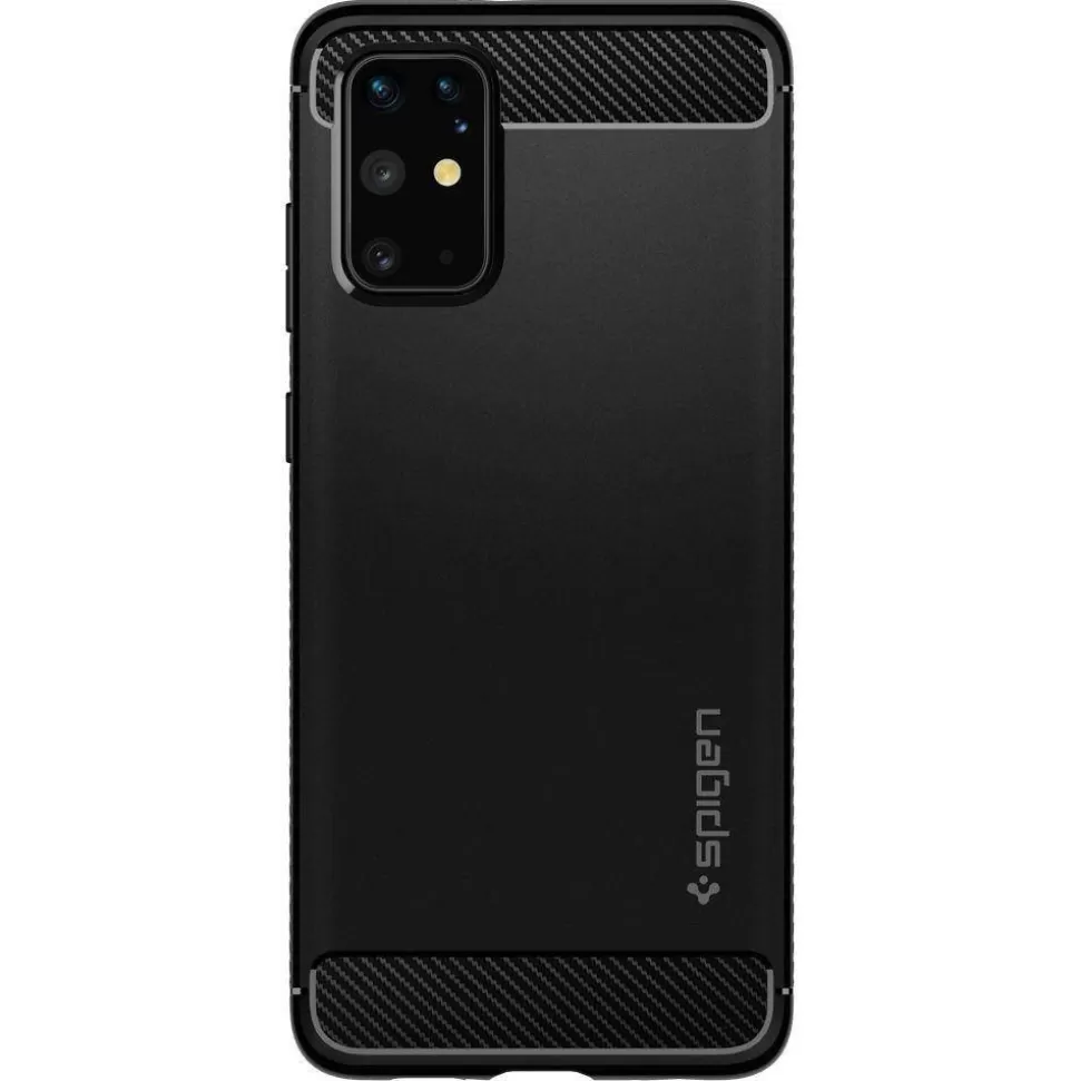 Spigen Galaxy S20+ Plus*Etui Rugged Armor Samsung Galaxy S20 Plus Matte Black Czarne Case