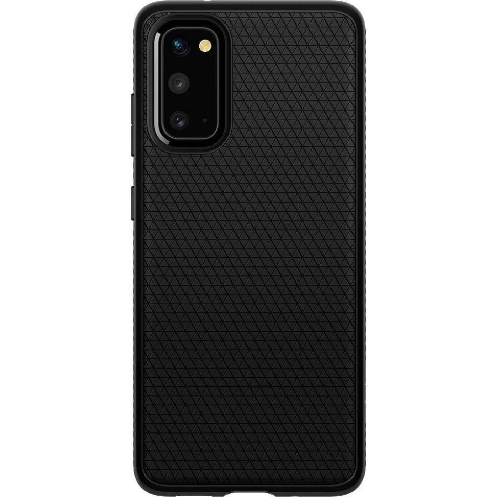 Spigen Galaxy S20*Etui Samsung Galaxy S20 Liquid Air Matte Black Czarne Case