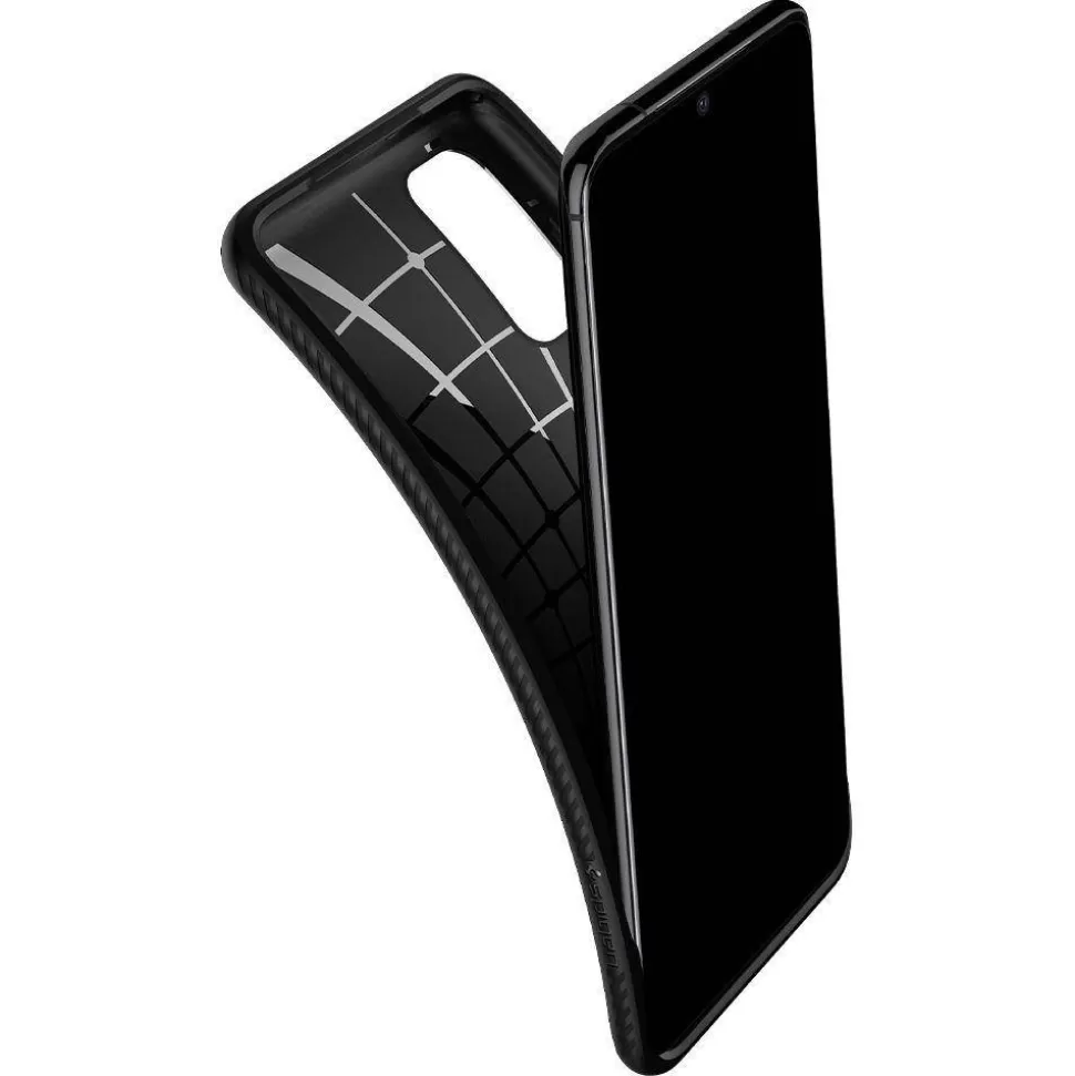 Spigen Galaxy S20*Etui Samsung Galaxy S20 Liquid Air Matte Black Czarne Case