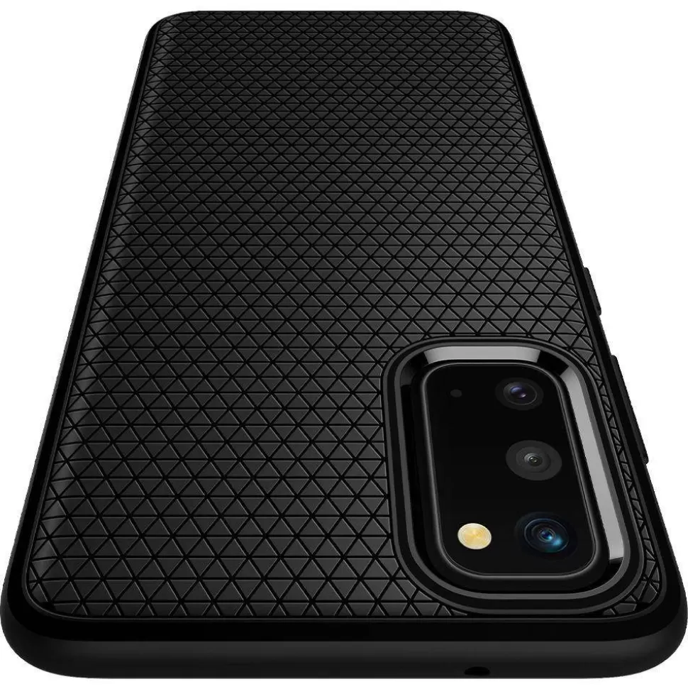 Spigen Galaxy S20*Etui Samsung Galaxy S20 Liquid Air Matte Black Czarne Case