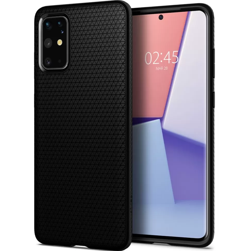 Spigen Galaxy S20+ Plus*Etui Samsung Galaxy S20 Plus Liquid Air Matte Black Czarne Case