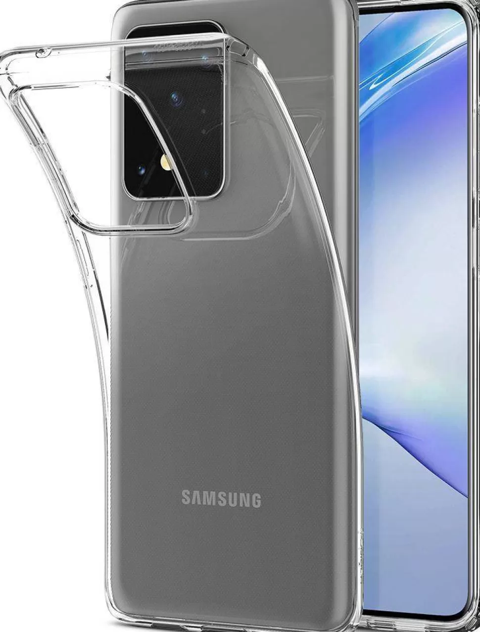 Spigen Galaxy S20 Ultra*Etui Samsung Galaxy S20 Ultra Liquid Crystal Clear Przeźroczyste Case