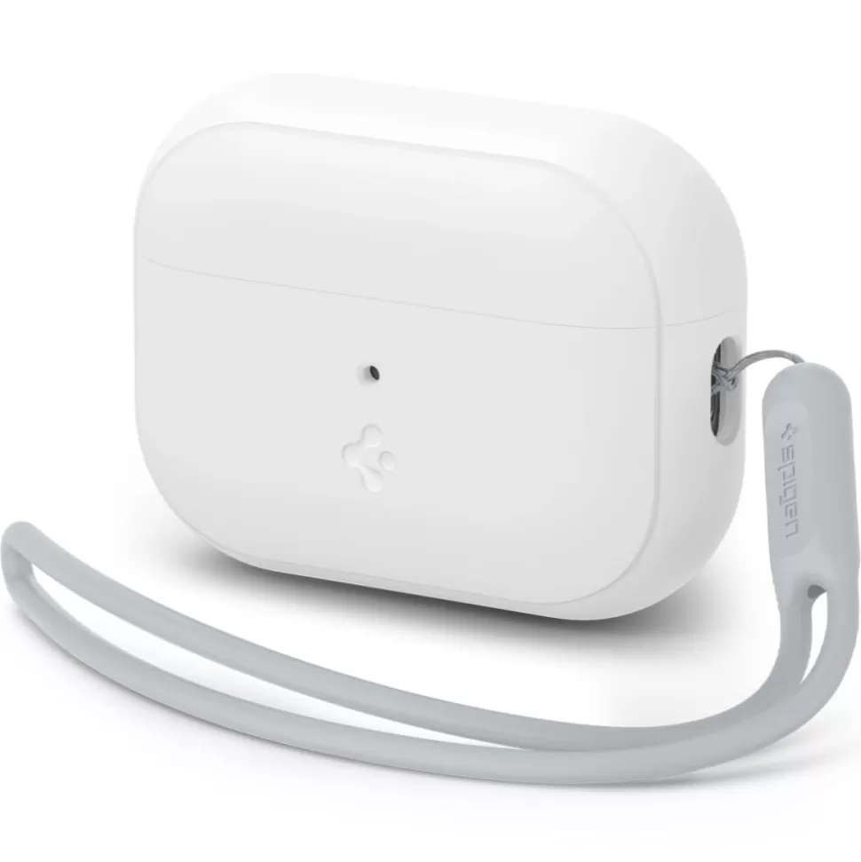 Spigen Airpods Pro*Etui Silicone Fit Strap Apple Airpods Pro 1 / 2 White/grey Case