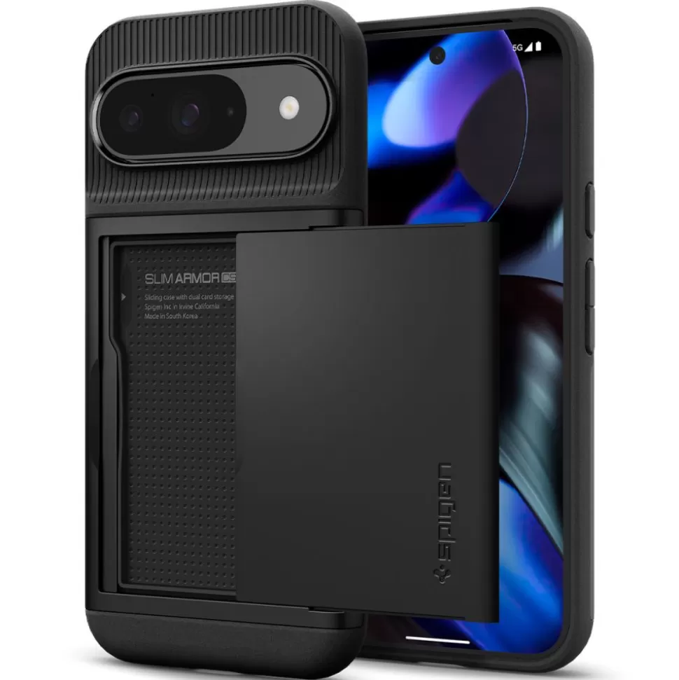 Spigen Pixel 9 | Pixel 9 Pro*Etui SLIM ARMOR CS GOOGLE PIXEL 9 / 9 PRO BLACK