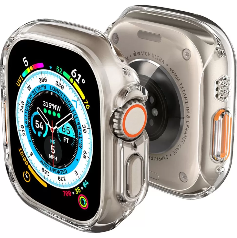 Spigen Apple Watch Ultra 49Mm | Apple Watch Ultra 2 49Mm*Etui Thin Fit Apple Watch Ultra 49mm Ultra 2 Przezroczyste