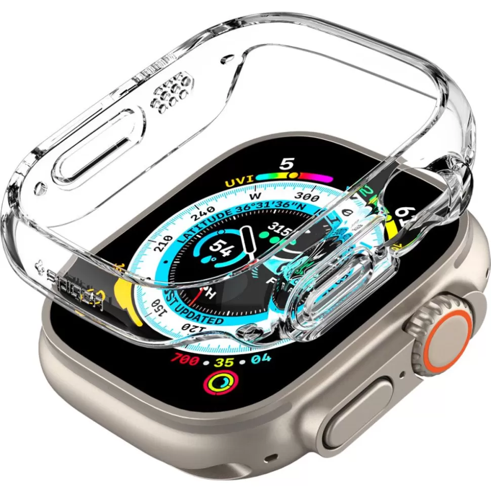 Spigen Apple Watch Ultra 49Mm | Apple Watch Ultra 2 49Mm*Etui Thin Fit Apple Watch Ultra 49mm Ultra 2 Przezroczyste