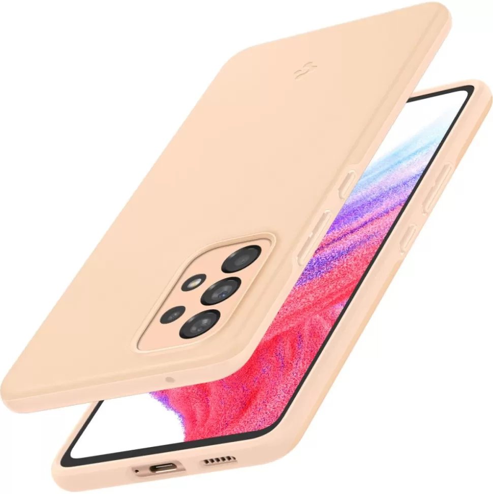 Spigen Galaxy A53*Etui Thin Fit Galaxy A53 5G Cotton Peach Case Brzoskwiniowy